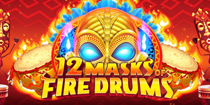 12 Masks of Fire Drums